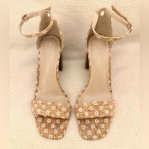 Kelly & Katie Cork Floral Women's Heels